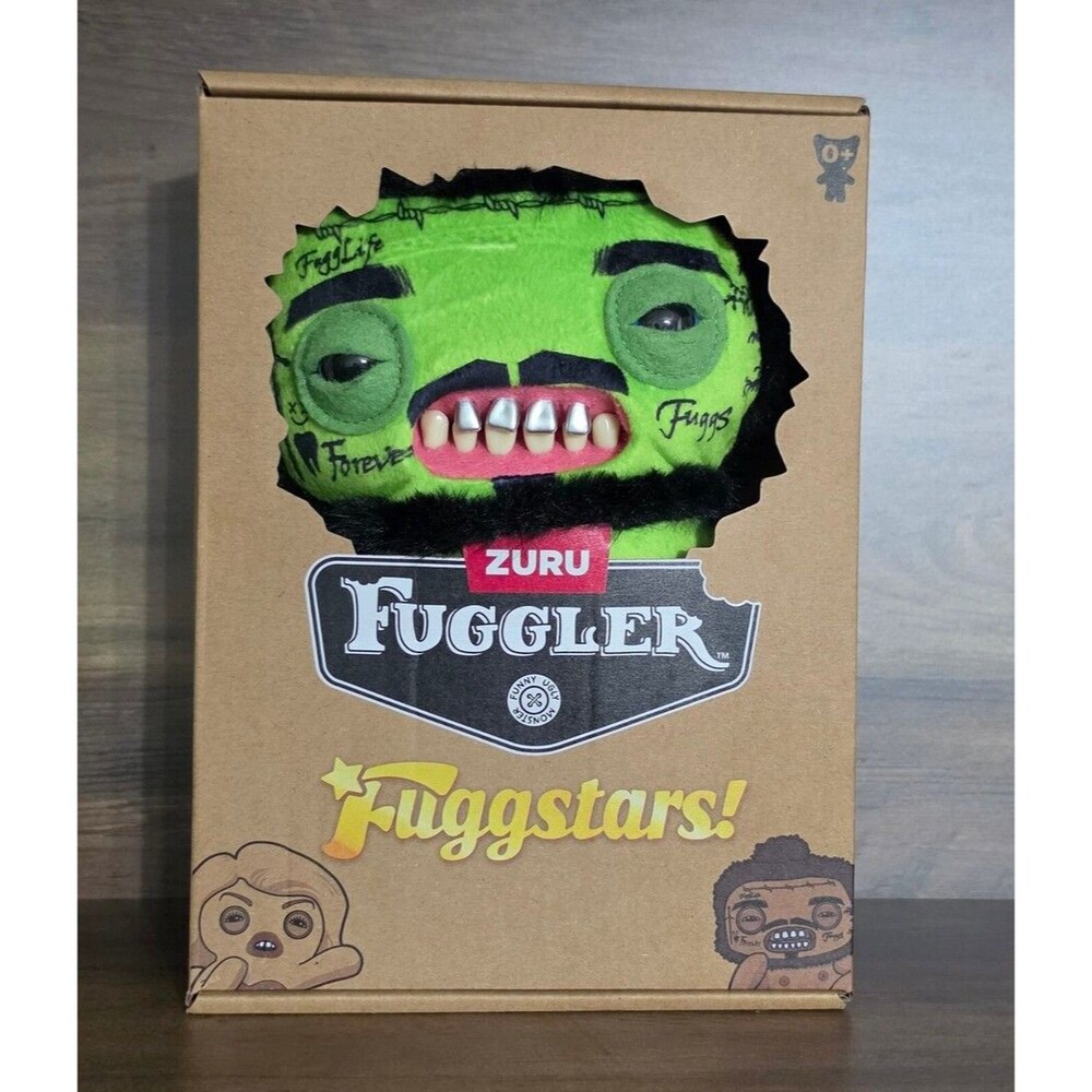 Zuru Fuggler Fuggstars Rhymer McSlimer 9" Plush Toy Post Malone NEW NIB Tattoos